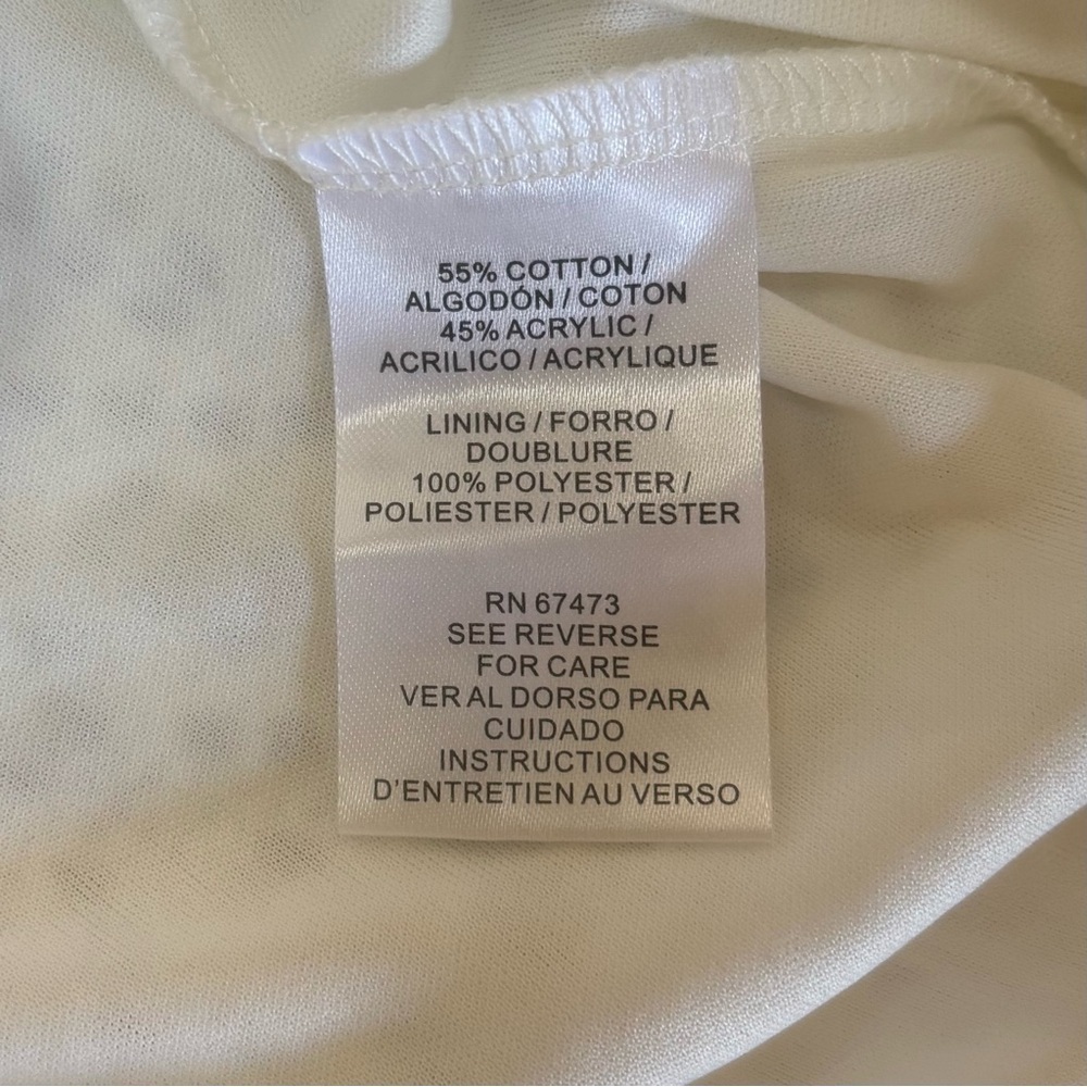 Taylor Ivory Crochet Knit Midi Cottagecore Dress – Size XL - Picture 6 of 13